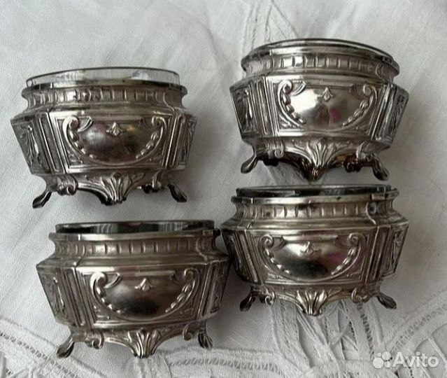 Антикварные солонки.серебро