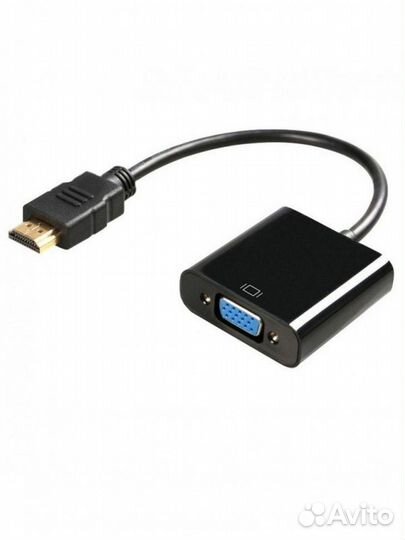 Переходник hdmi to VGA адаптер, черный
