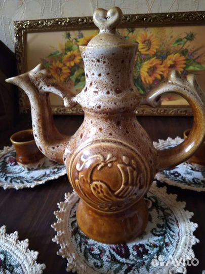 Коньячный керамический набор