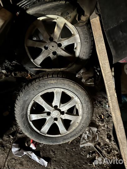 Литые диски r14 на ваз с зимней резиной