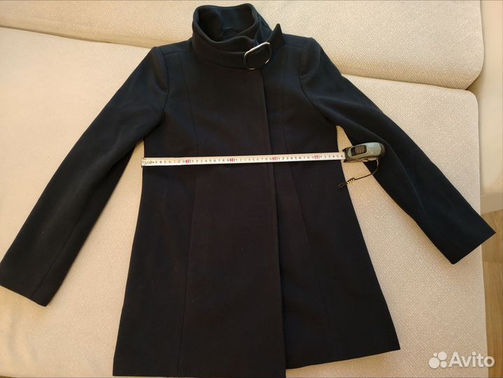 Пальто черное женское 44р