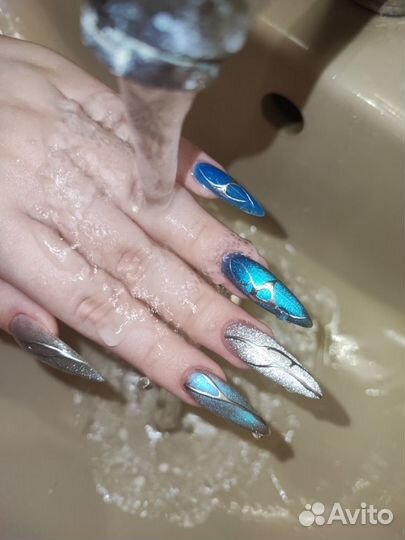 Модель на маникюр наращивание бесплатно