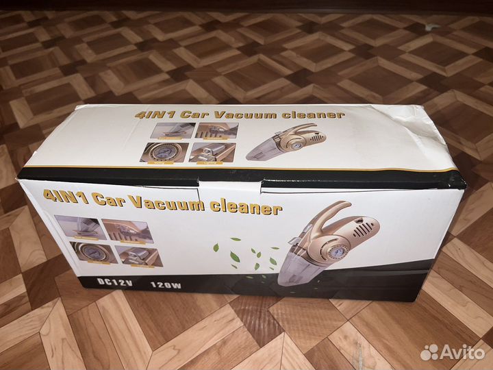 Автомобильный пылесос новый