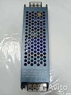 Блок питания 24V 200W ip33 открытый