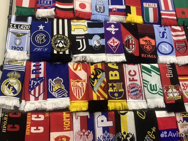 Шарфы футбольных и хоккейных клубов России и мира