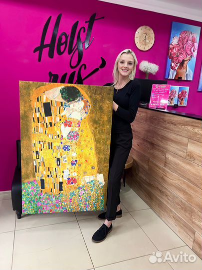 Печать на холсте, портрет по фото, подарок картина