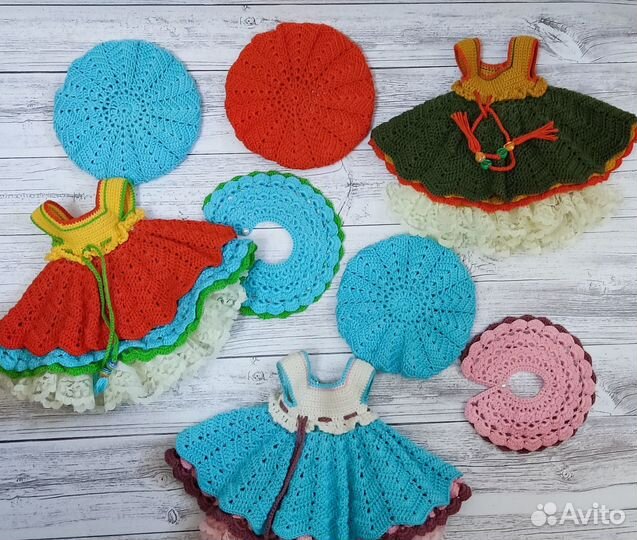 Одежда ручной работы, связана крючком