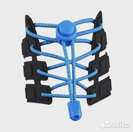 Speed Laces Reflective Синий