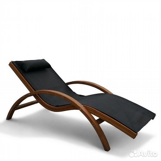 Шезлонг-лежак из сибирской лиственницы 503