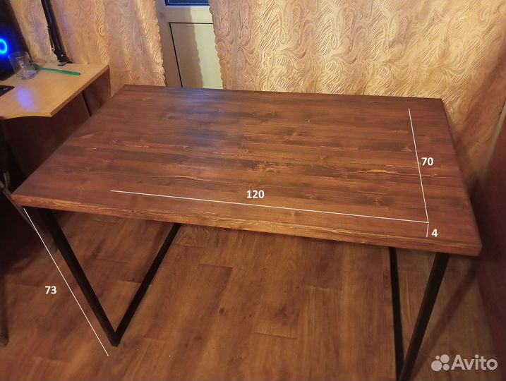 Стол из массива 120х60