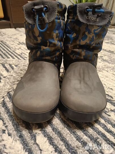 Сапожки для мальчика демисезонные Crocs размер C13