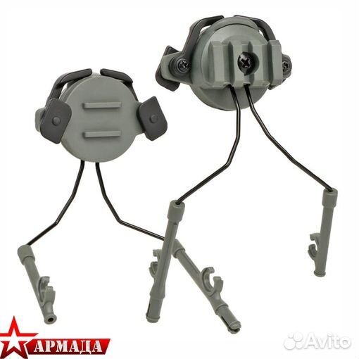 Крепление для активных наушников на шлем ассортиме