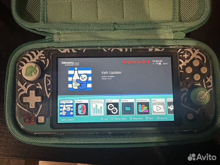 Nintendo Switch Lite прошитая 128 gb