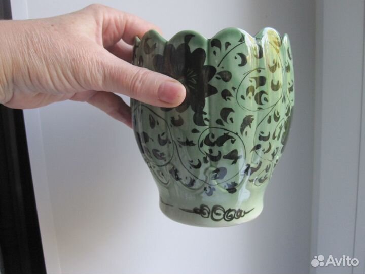 Горшки керамические для цветов на подоконник