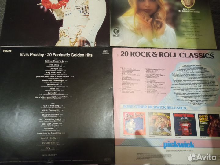 Elvis Presley фирменный винил Rockn roll Hits