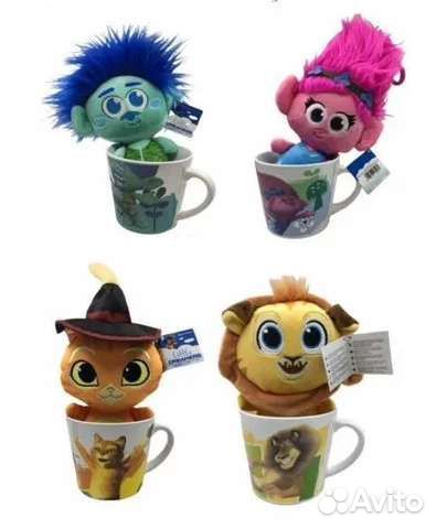 Игрушка в кружке магнит