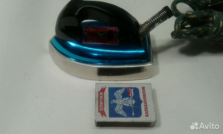 Утюг дорожный мини (новый) 1965г