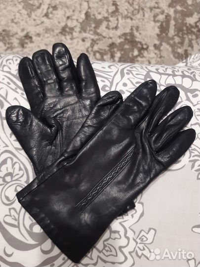 Перчатки кожа б/y 7.5-8