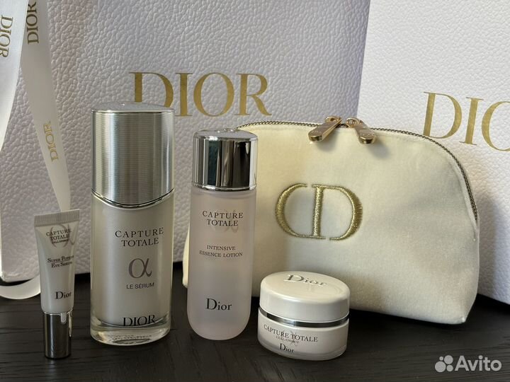 Christian dior, духи и набор косметики