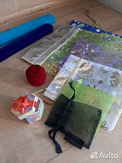 Подарочные мешочки/наполнитель для коробки