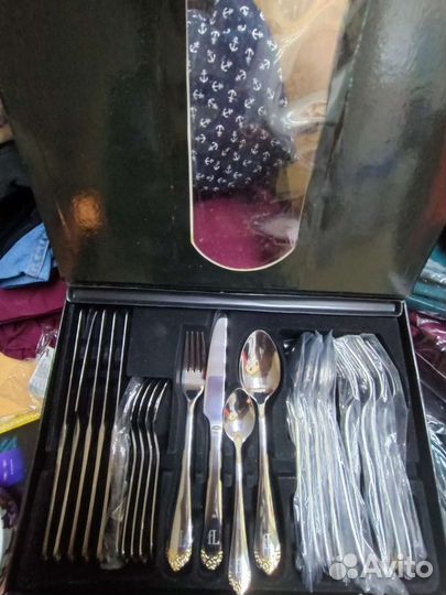 Набор столовых приборов, новый, 24 предмета