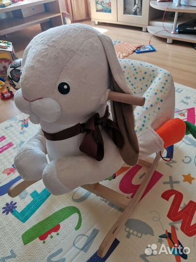 Детская качалка зайка б/у