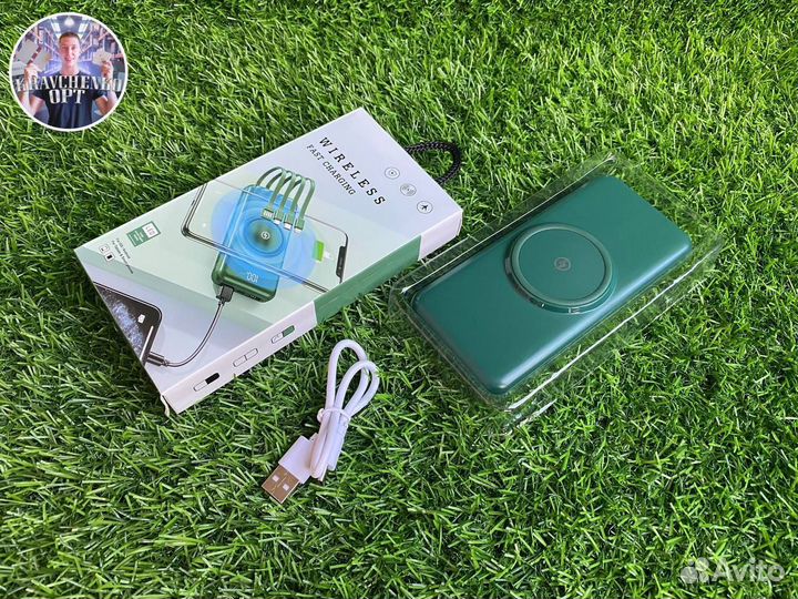 Повербанк с беспроводной зарядкой