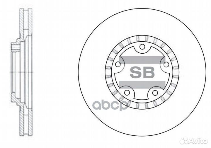 Диск тормозной SD1030 Sangsin brake