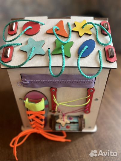 Бизиборд домик со светом