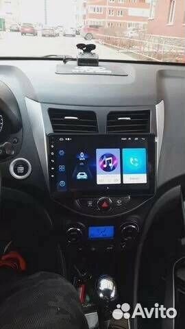 Магнитола Hyundai Solaris + камера