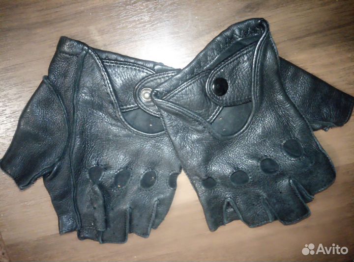 Перчатки кожаные