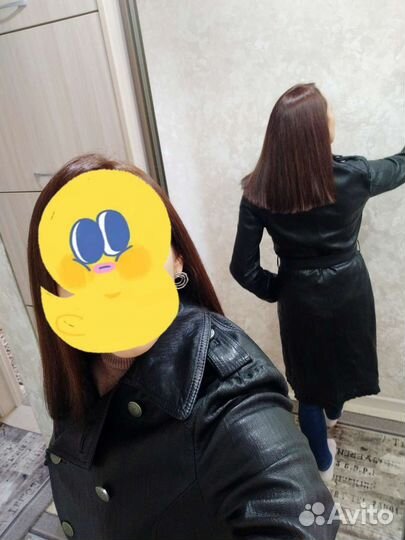 Кожаный плащ