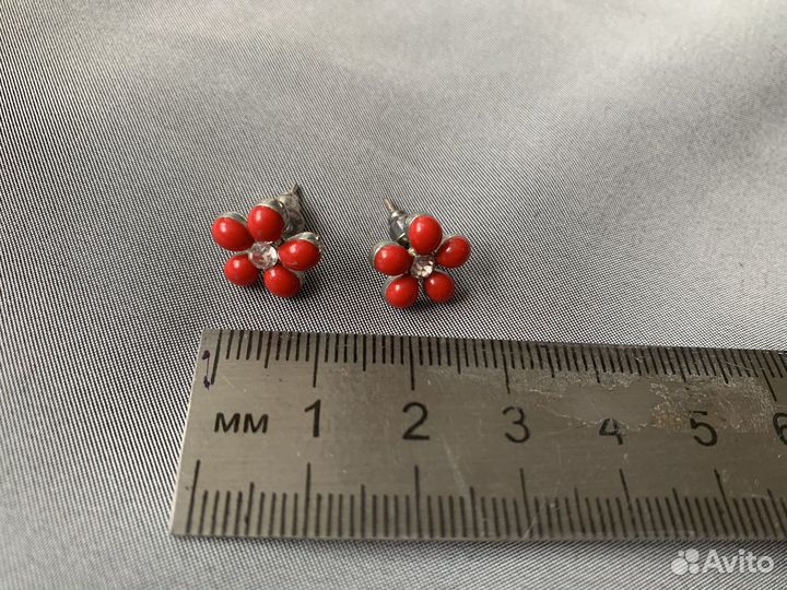 Серьги- пусеты, кафы