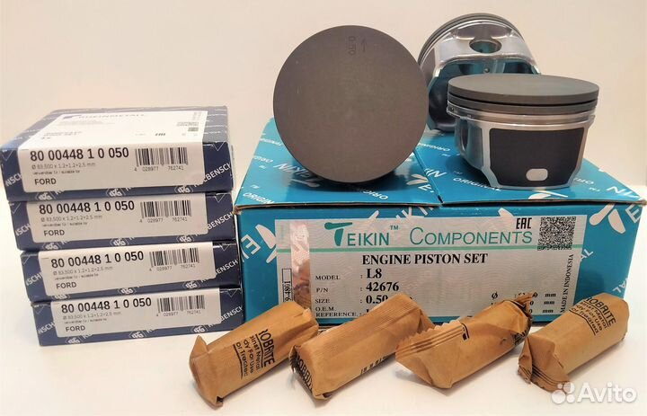 Поршни focus 2 1.8л.с кольцами KS 0.50 Teikin