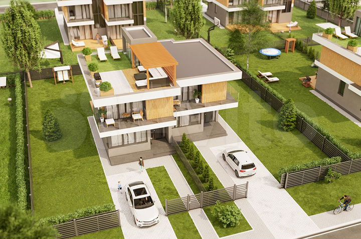 Таунхаус 100 м² на участке 4,6 сот.