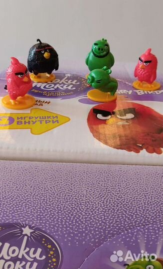 Шоки токи киндер сюрприз Angry birds