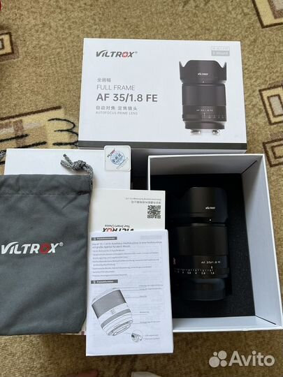 Viltrox 35 mm f1.8 sony e + поляризационный фильтр