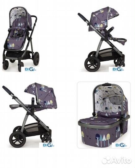 Коляска модульная 2 в 1 Cosatto Wow 2 (Wilderness)