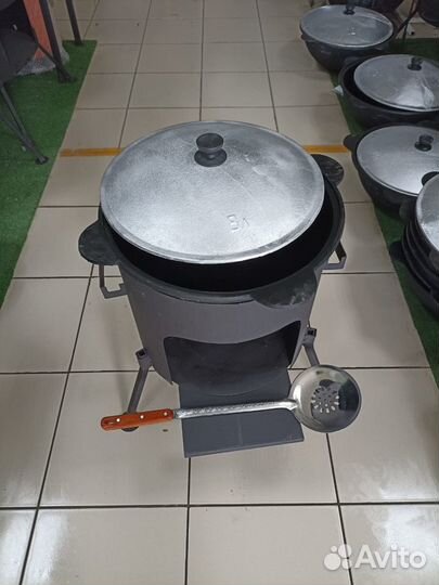 Казан чугунный 8 литров