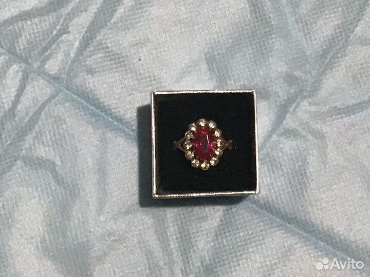 Серебряное кольцо 875 пробы 1973 г