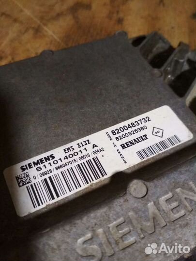 Блок управления двигателя Logan Sandero 1.4 1.6