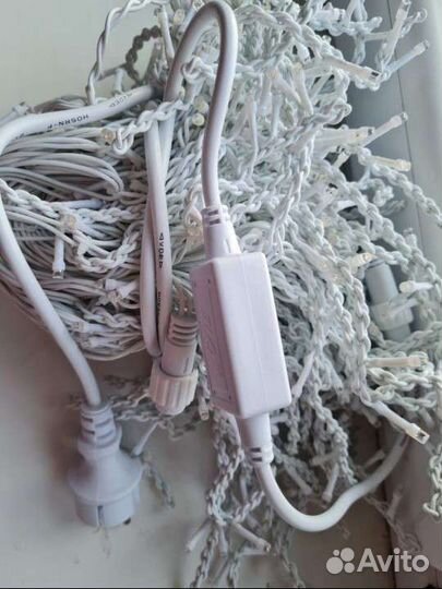 Гирлянда уличная 25м бахрома