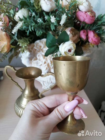 Набор предметов латунь