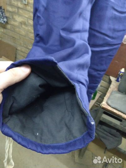 Теплые ватные хб штаны + жилет + куртка спецовка