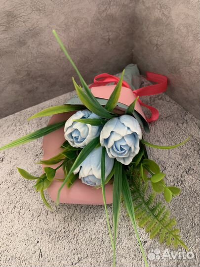 Букет из мыла ручной работы