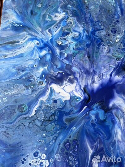 Картина акрилом на холсте вселенная