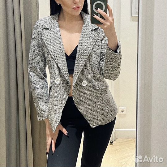 Пиджак boohoo в пайетках