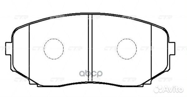 Ckmz-65 Колодки тормозные дисковые перед