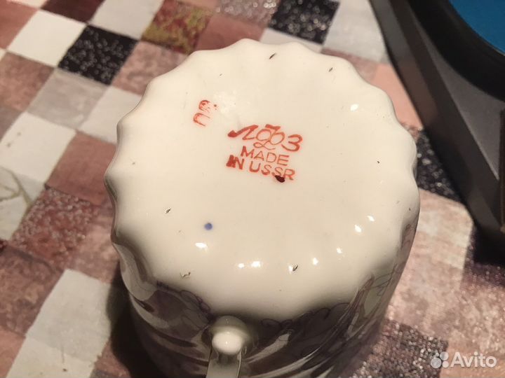 Кофейный сервиз Костяной фарфор лфз СССР