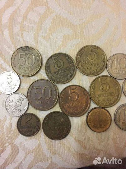 Монеты ссср,серебро,бронза Николаевская